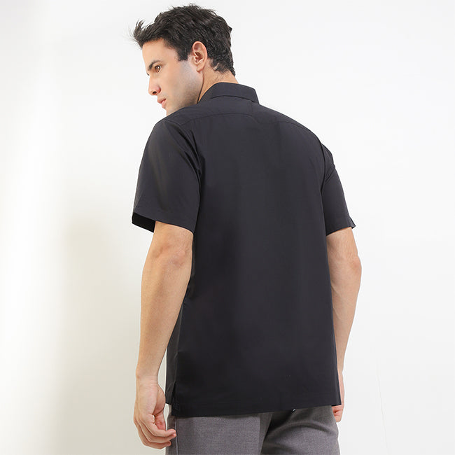 Hush Puppies Pakaian Pria Shirt Trento In Black