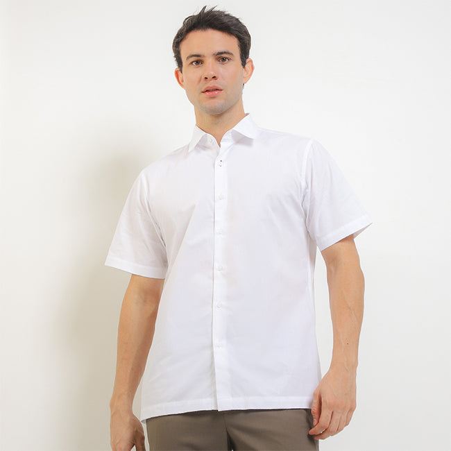 Hush Puppies Pakaian Pria Shirt Trento In White