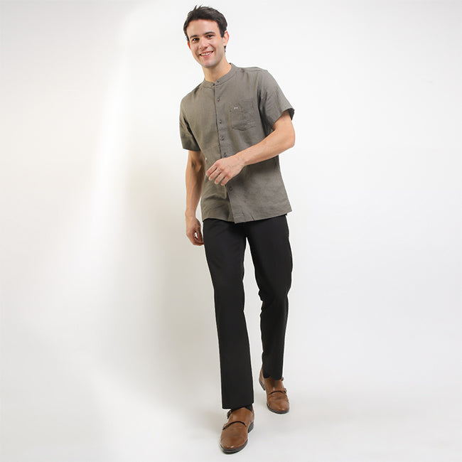 Hush Puppies Pakaian Pria Shirt Minuti In Olive