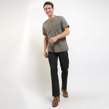Hush Puppies Pakaian Pria Shirt Minuti In Olive