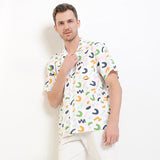 Hush Puppies Pakaian Pria Shirt Crayo In White