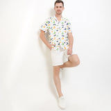 Hush Puppies Pakaian Pria Shirt Crayo In White