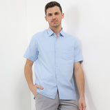 Hush Puppies Pakaian Pria Shirt Trieste In Light Blue S
