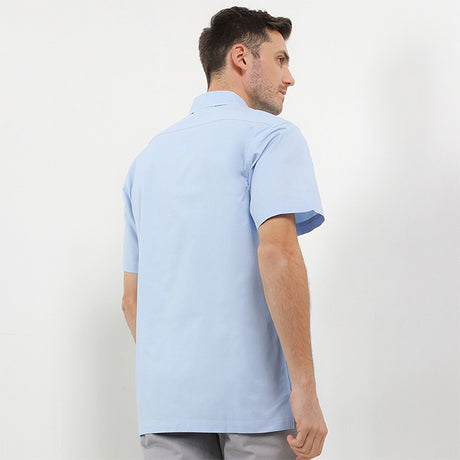 Hush Puppies Pakaian Pria Shirt Trieste In Light Blue S