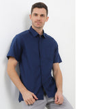 Hush Puppies Pakaian Pria Shirt Trieste In Navy S