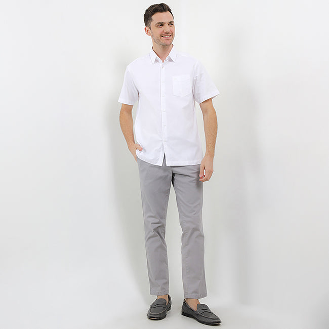 Hush Puppies Pakaian Pria Shirt Trieste In White S