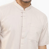 Hush Puppies Pakaian Pria Shirt Zhou In Khaki