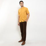 Hush Puppies Pakaian Pria Shirt Zhou In Mustard