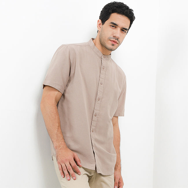 Hush Puppies Pakaian Pria Shirt Toscano In Khaki