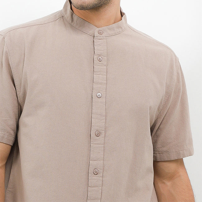 Hush Puppies Pakaian Pria Shirt Toscano In Khaki