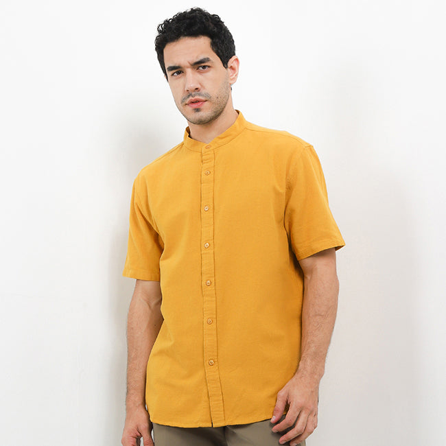 Hush Puppies Pakaian Pria Shirt Toscano In Mustard