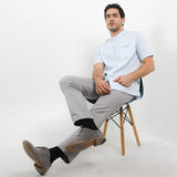 Hush Puppies Pakaian Pria Shirt Karuka In Blue
