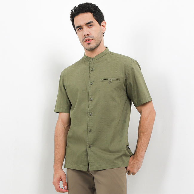 Hush Puppies Pakaian Pria Shirt Karuka In Olive