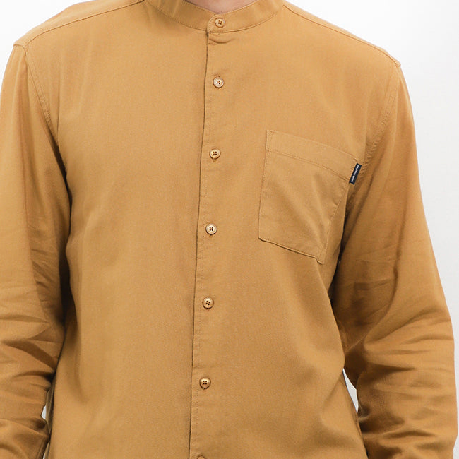 Hush Puppies Pakaian Pria Shirt Quinoa In Brown