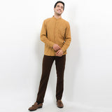 Hush Puppies Pakaian Pria Shirt Quinoa In Brown
