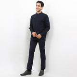 Hush Puppies Pakaian Pria Shirt Quinoa In Navy