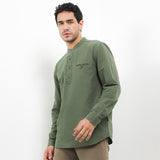 Hush Puppies Pakaian Pria Shirt Branzino In Green