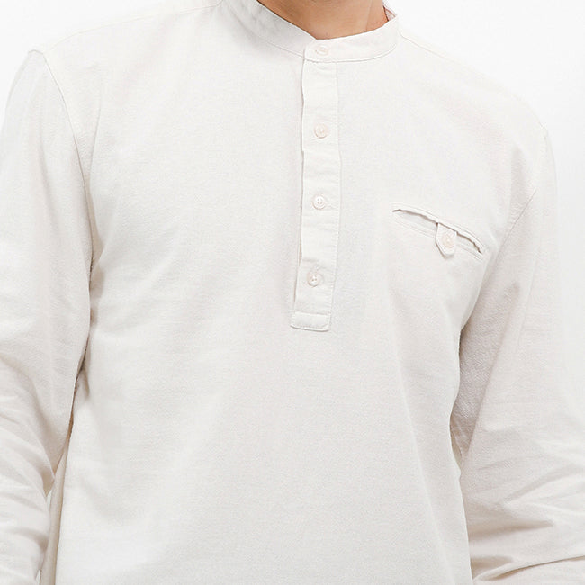 Hush Puppies Pakaian Pria Shirt Branzino In Khaki
