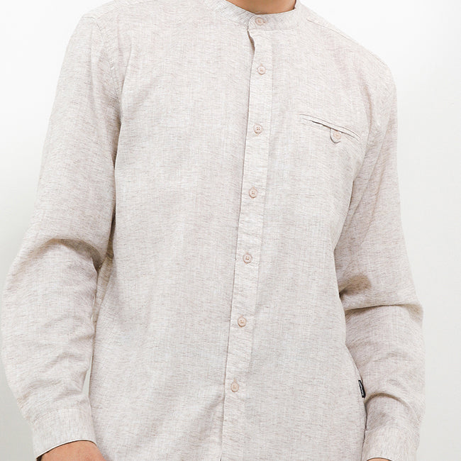 Hush Puppies Pakaian Pria Shirt Cacao In Khaki