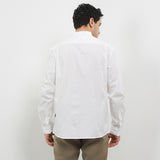 Hush Puppies Pakaian Pria Shirt Robiola In White