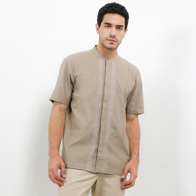 Hush Puppies Pakaian Pria Shirt Dolma In Khaki