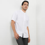 Hush Puppies Pakaian Pria Shirt Dolma In White