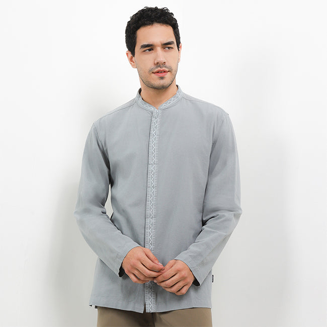 Hush Puppies Pakaian Pria Shirt Nile In Blue