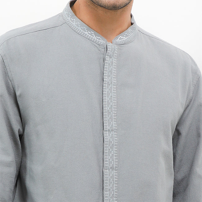 Hush Puppies Pakaian Pria Shirt Nile In Blue