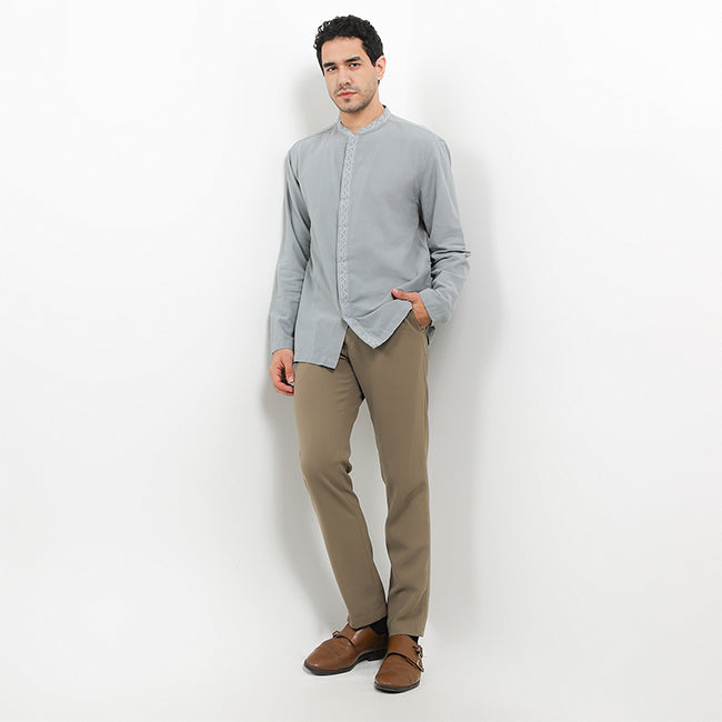 Hush Puppies Pakaian Pria Shirt Nile In Blue