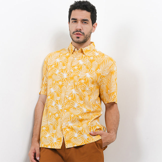 Hush Puppies Pakaian Pria Shirt Mayonaise In Yellow