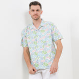 Hush Puppies Pakaian Pria Shirt Grova In White