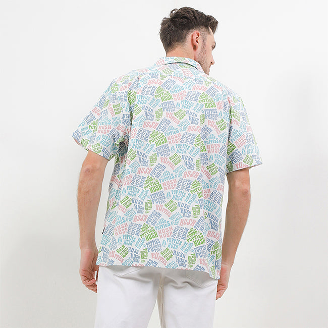 Hush Puppies Pakaian Pria Shirt Grova In White