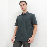 Hush Puppies Pakaian Pria Shirt Bsc Prince In Dark Green