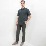 Hush Puppies Pakaian Pria Shirt Bsc Prince In Dark Green