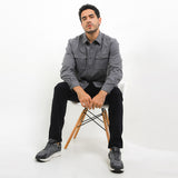 Hush Puppies Pakaian Pria 90S Klaus In Grey