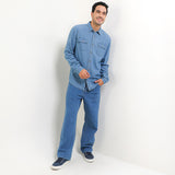 Pooh In Light Blue