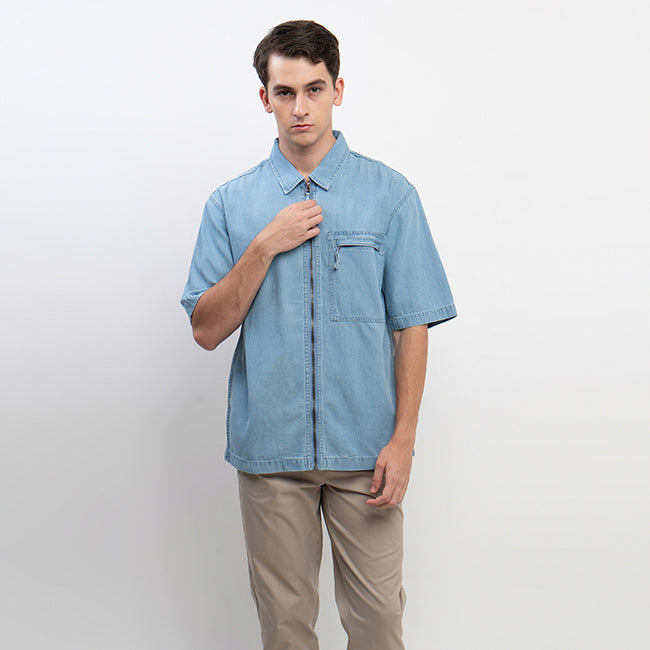 Hush Puppies Men Tops Gamma In Light Blue