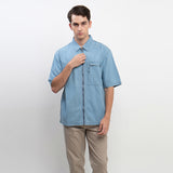 Hush Puppies Men Tops Gamma In Light Blue