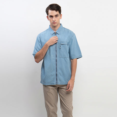 Hush Puppies Men Tops Gamma In Light Blue