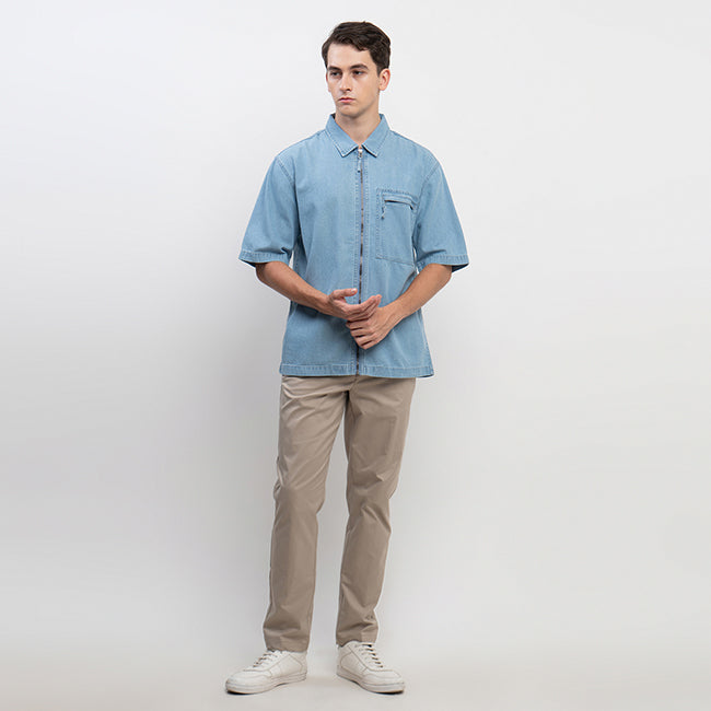 Hush Puppies Men Tops Gamma In Light Blue