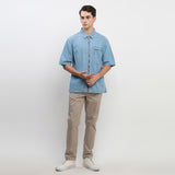 Hush Puppies Men Tops Gamma In Light Blue