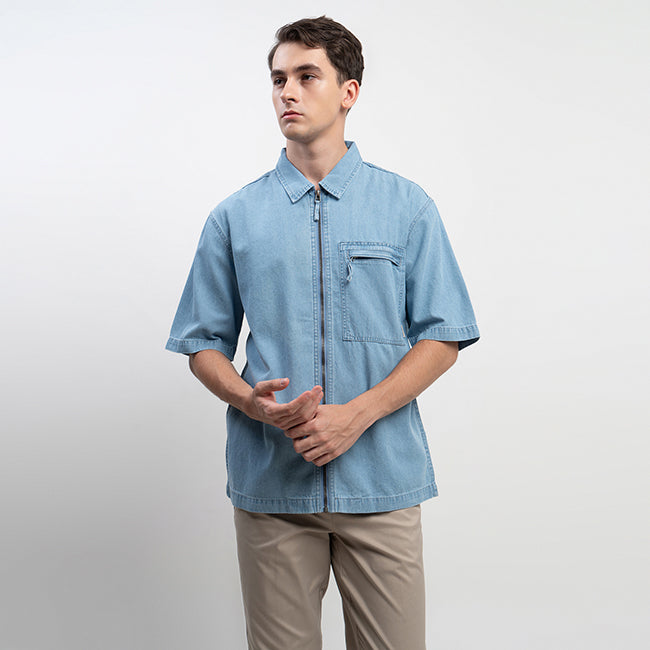 Hush Puppies Men Tops Gamma In Light Blue