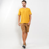 Hush Puppies Pakaian Short Pants Pria Treps In Brown