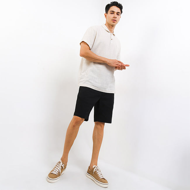 Hush Puppies Pakaian Pria Long Pants Dahel In Black