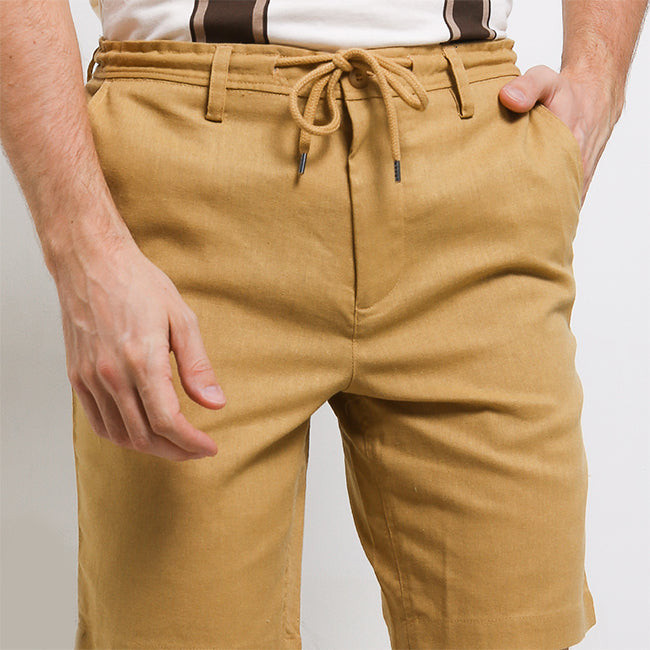 Hush Puppies Pakaian Pria Long Pants Tods In Mustard