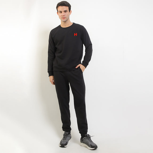 Hush Puppies Pakaian Pria Bits Jogger In Black