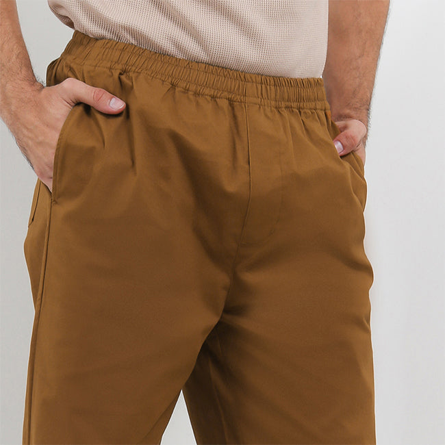 Hush Puppies Pakaian Pria Pants Batata In Camel