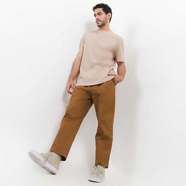 Hush Puppies Pakaian Pria Pants Batata In Camel