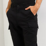 Hush Puppies Pakaian Pria Long Pants 90S Corgi In Black