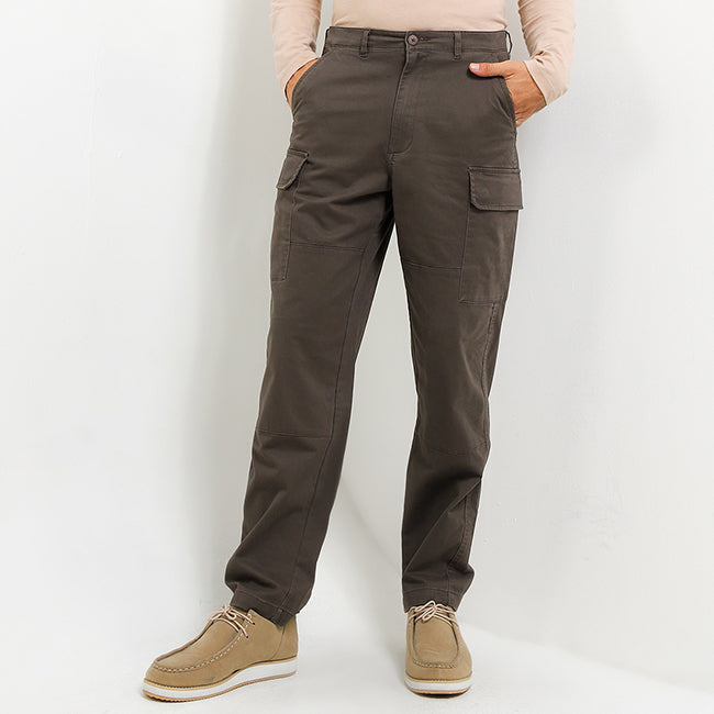Hush Puppies Pakaian Pria Long Pants 90S Corgi In Brown